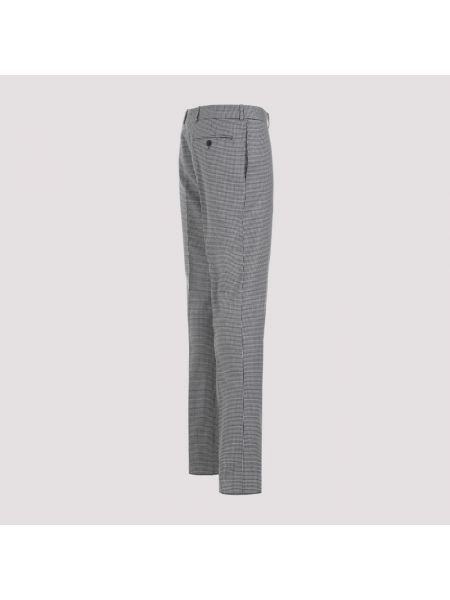 Pantalones de lana de espiga Alexander Mcqueen