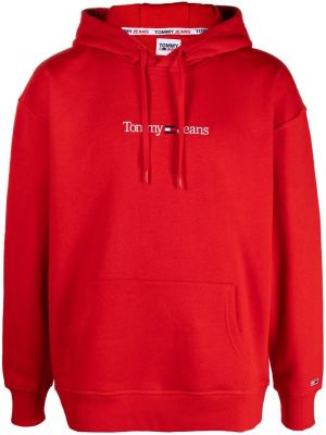 Hoodie Tommy Jeans rosso