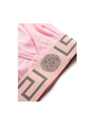 Top deportivo con estampado Versace rosa