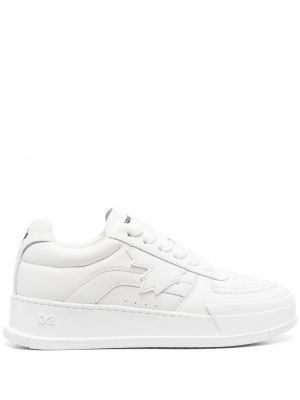 Csipkés fűzős sneakers Dsquared2 fehér