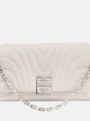 Ватирани чанта през рамо Givenchy бяло