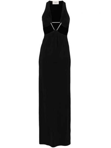 Μάξι φόρεμα Coperni μαύρο