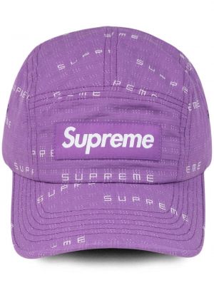 Jacquard cap Supreme lilla