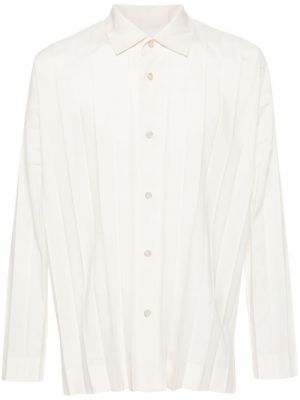 Πλισέ πουκάμισο Homme Plissé Issey Miyake λευκό