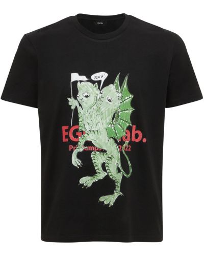 Maglietta con stampa Egonlab, il nero
