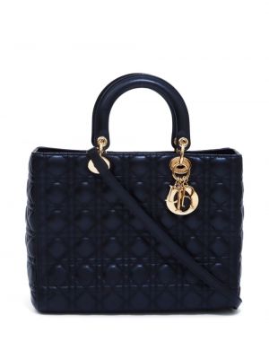 Leder shopper handtasche Christian Dior Pre-owned schwarz