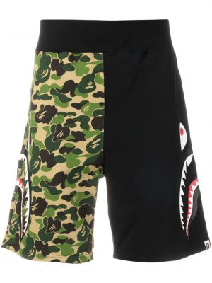 Trykt bermudashorts A Bathing Ape® grønn