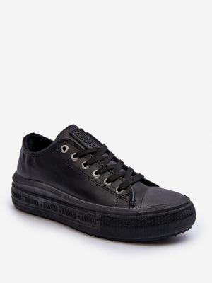 Sneakers με μόνωση με μοτίβο αστέρια Big Star Shoes μαύρο