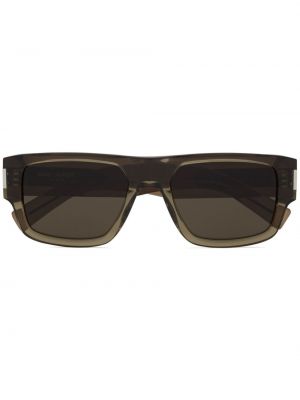 Brązowe okulary przeciwsłoneczne Saint Laurent Eyewear