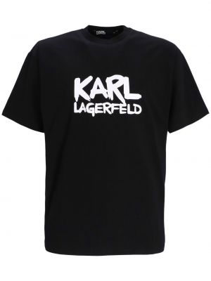 T-shirt Karl Lagerfeld svart