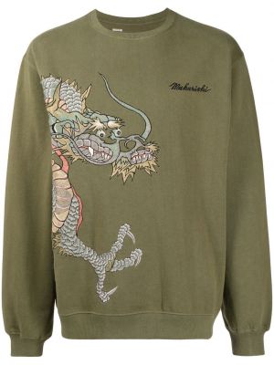 Tigerstripete sweatshirt Maharishi grønn