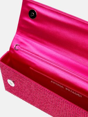 Чанта тип „портмоне“ Amina Muaddi розово