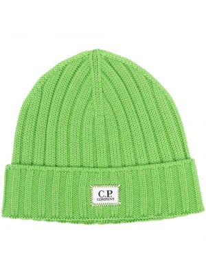 Вълнена шапка C.p. Company зелено