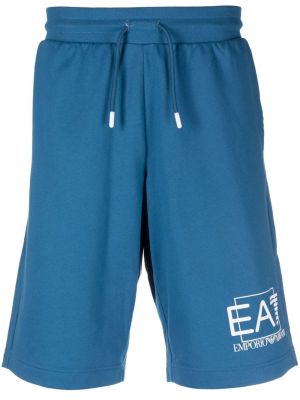 Shorts Ea7 Emporio Armani blå