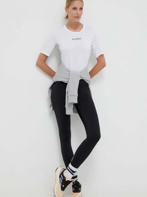 Sportska majica kratki rukavi Adidas Terrex bijela