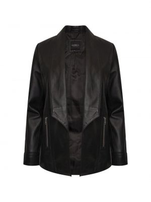 Кожаный пиджак Barney's Originals черный