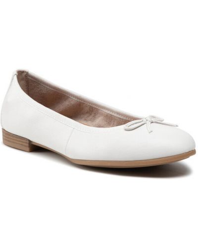 Balerina cipők Tamaris fehér
