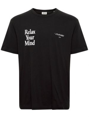 Tričko relaxed fit Solid černé