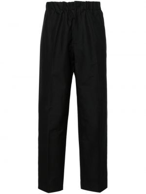 Bavlněné kalhoty Jil Sander černé