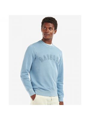 Jersey con bordado de tela jersey Barbour azul