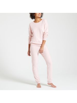 Pijama de algodón de modal Petit Bateau rosa