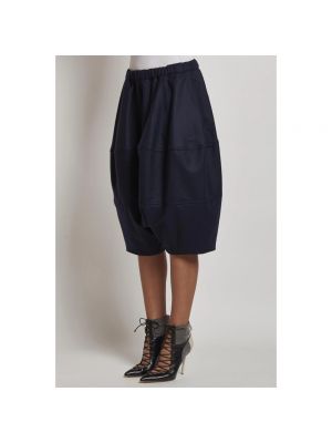 Pantalones cortos de lana Comme Des Garçons azul