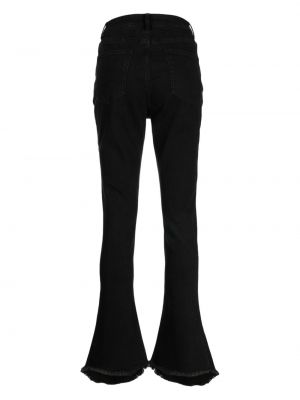 Jeans bootcut taille haute large B+ab noir