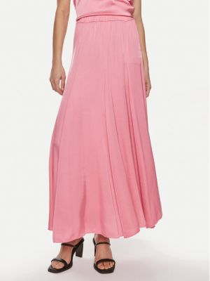 Розовая юбка миди Vicolo