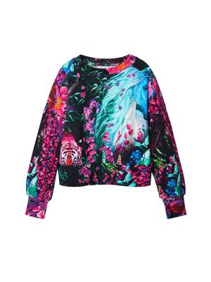 Desigual Mikina  zmiešané farby / čierna