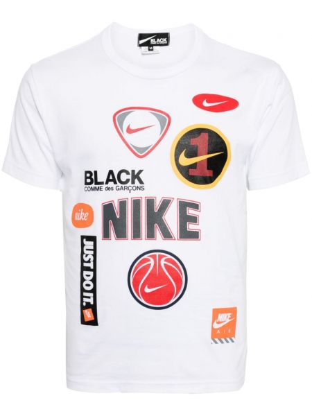 Kokvilnas t-krekls ar apdruku Black Comme Des Garçons