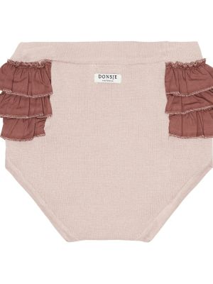 Pantalon culotte en coton Donsje rose