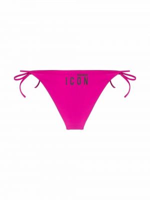 Bikini mit print Dsquared2 pink