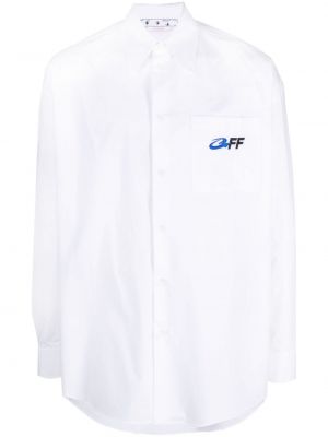 Bavlnená košeľa Off-white biela