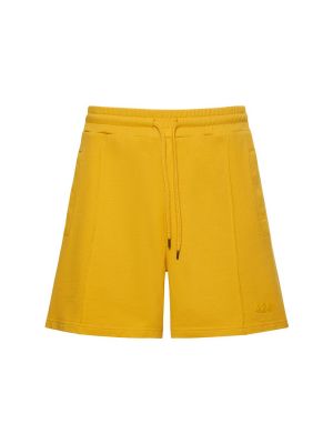 Pantalones cortos de algodón con estampado 424 naranja