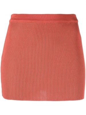 Шерстяная юбка мини Paloma Wool, оранжевая