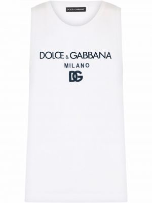 Camicia con stampa Dolce & Gabbana bianco