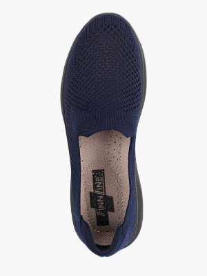 Низкие кроссовки без шнуровки Glamforever синие