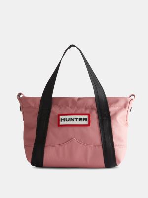 Bolso shopper de nailon Hunter rosa