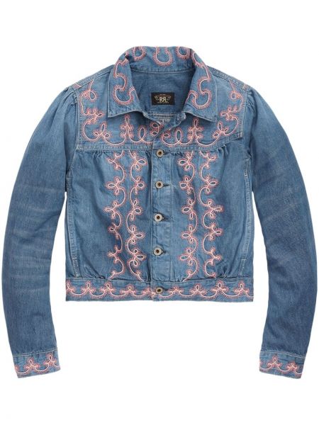 Koszula jeansowa w kwiatki Ralph Lauren Rrl