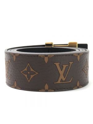 Pasek skórzany Louis Vuitton Vintage brązowy