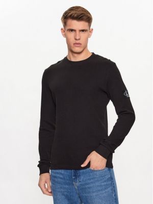 Bluza z długim rękawem Calvin Klein Jeans czarna