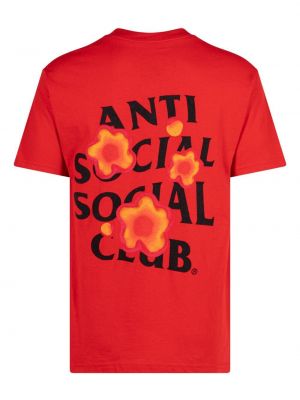 Tričko Anti Social Social Club červené