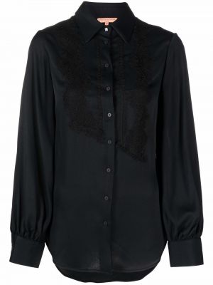 Camisa de encaje Ermanno Scervino negro