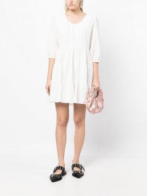 Sukienka mini bawełniana B+ab biała