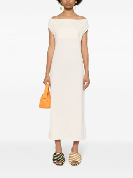 Sukienka midi bawełniana Loulou Studio biała
