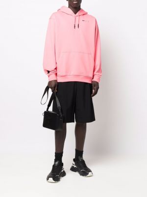 Kapučdžemperis ar apdruku Mcq rozā