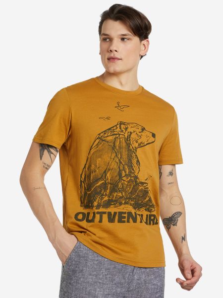 Коричневая футболка Outventure