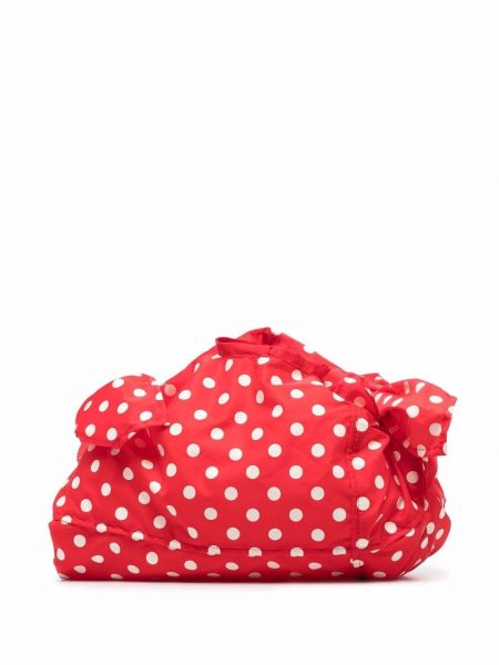 Trykt flekket shoppingbag for jenter Comme Des Garçons Girl rød