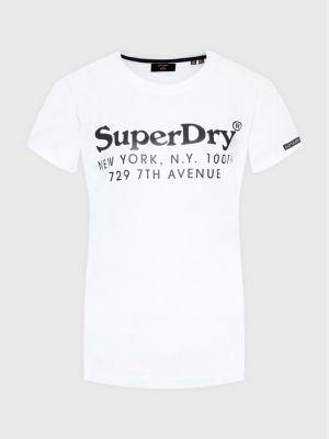 Koszulka Superdry biała