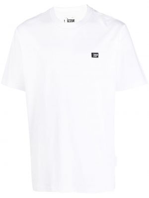 Βαμβακερή μπλούζα με σχέδιο Izzue λευκό
